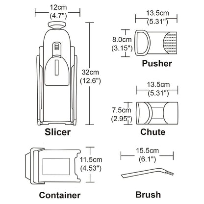 SliceMaster™ 4 en 1: la Mandolina que revolucionará tu cocina