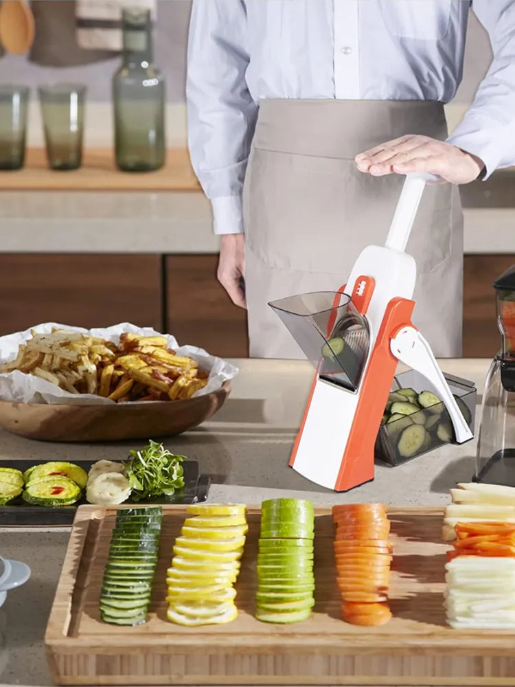 SliceMaster™ 4 en 1: la Mandolina que revolucionará tu cocina