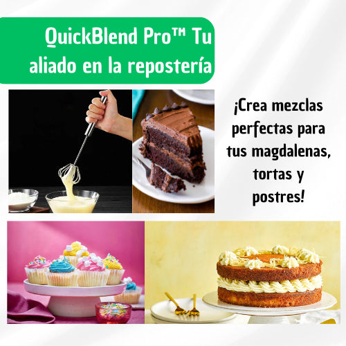 QuickBlend Pro: Batidor semi-automatico