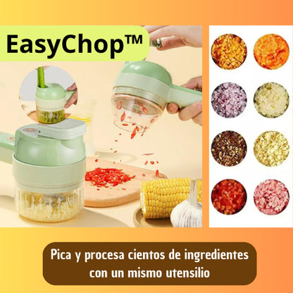 EasyChop™: Picatodo Eléctrico 4 en 1