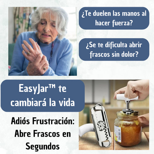 EasyJar™: Abre Frascos con Facilidad y Seguridad