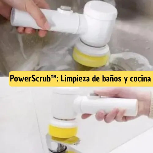 PowerScrub™: Cepillo Eléctrico para tu Cocina.