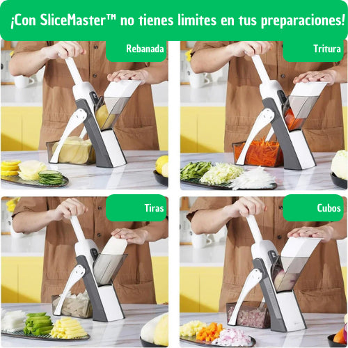 SliceMaster™ 4 en 1: la Mandolina que revolucionará tu cocina